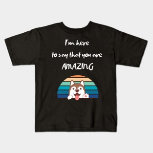 Amazing Dog Kids T-Shirt